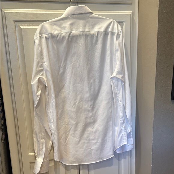 Thomas Pink Brand Dress Shirt Slim Fit White Formal Wear Men's 16 1/2 Cotton - Picture 4 of 12